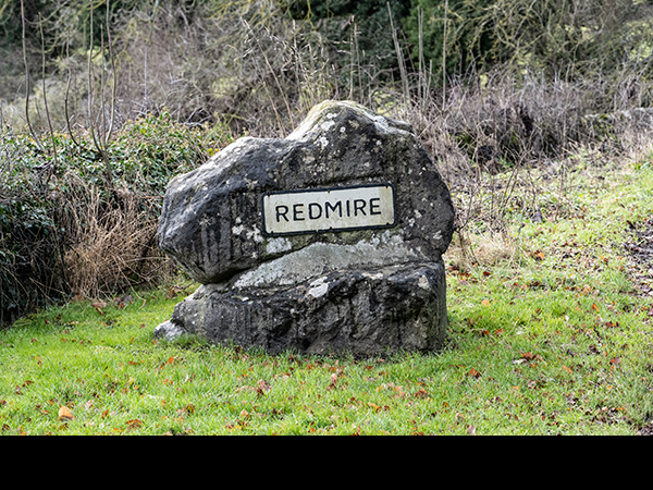 Redmire road sign